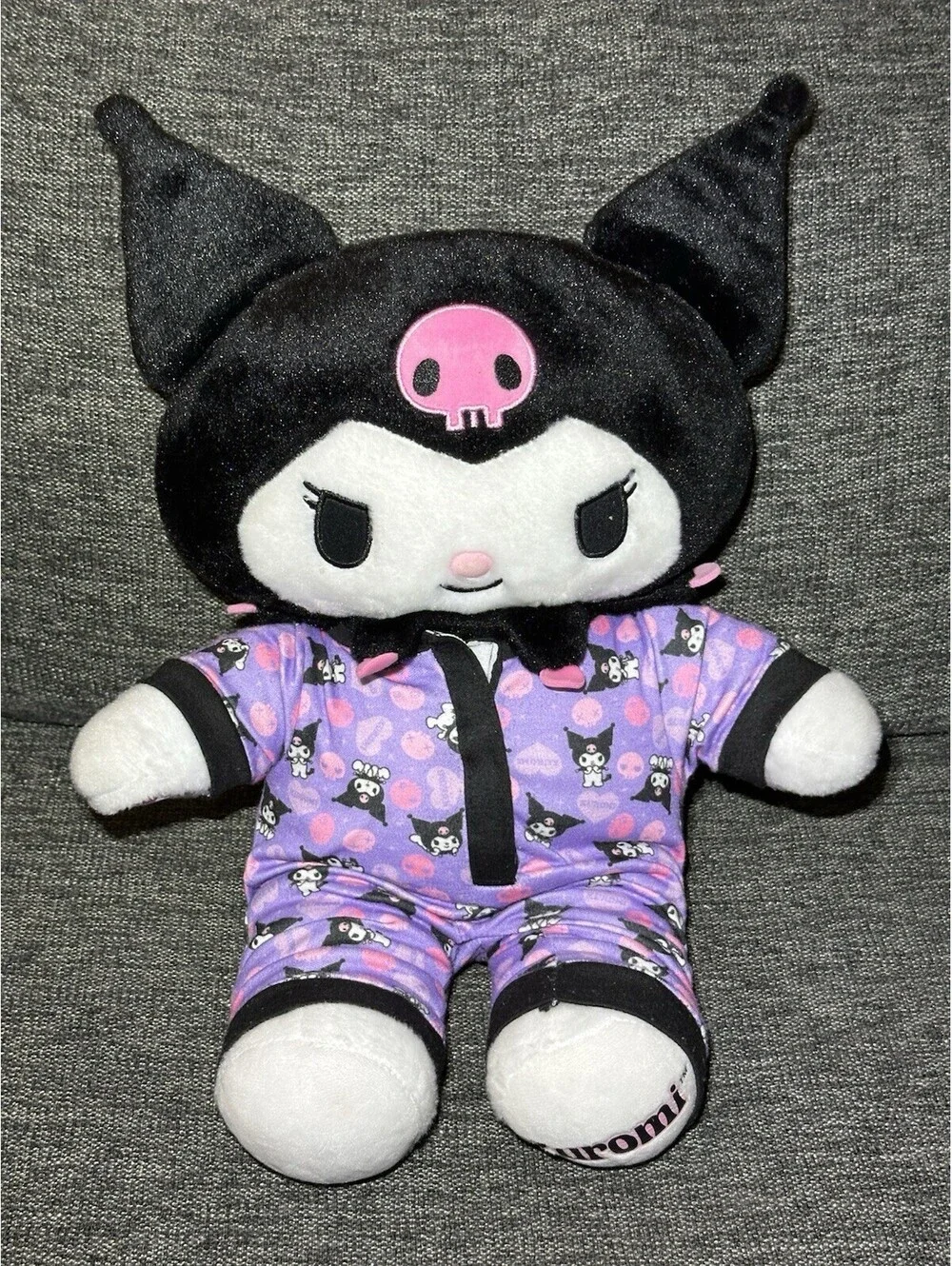 Kuromi Build A Bear BAB Sanrio With Pajamas No Tush Tag 17